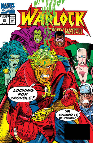 Cover WARLOCK AND THE INFINITY WATCH #27.